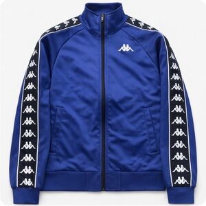 Kappa Men's Blue Logo Track Jacket